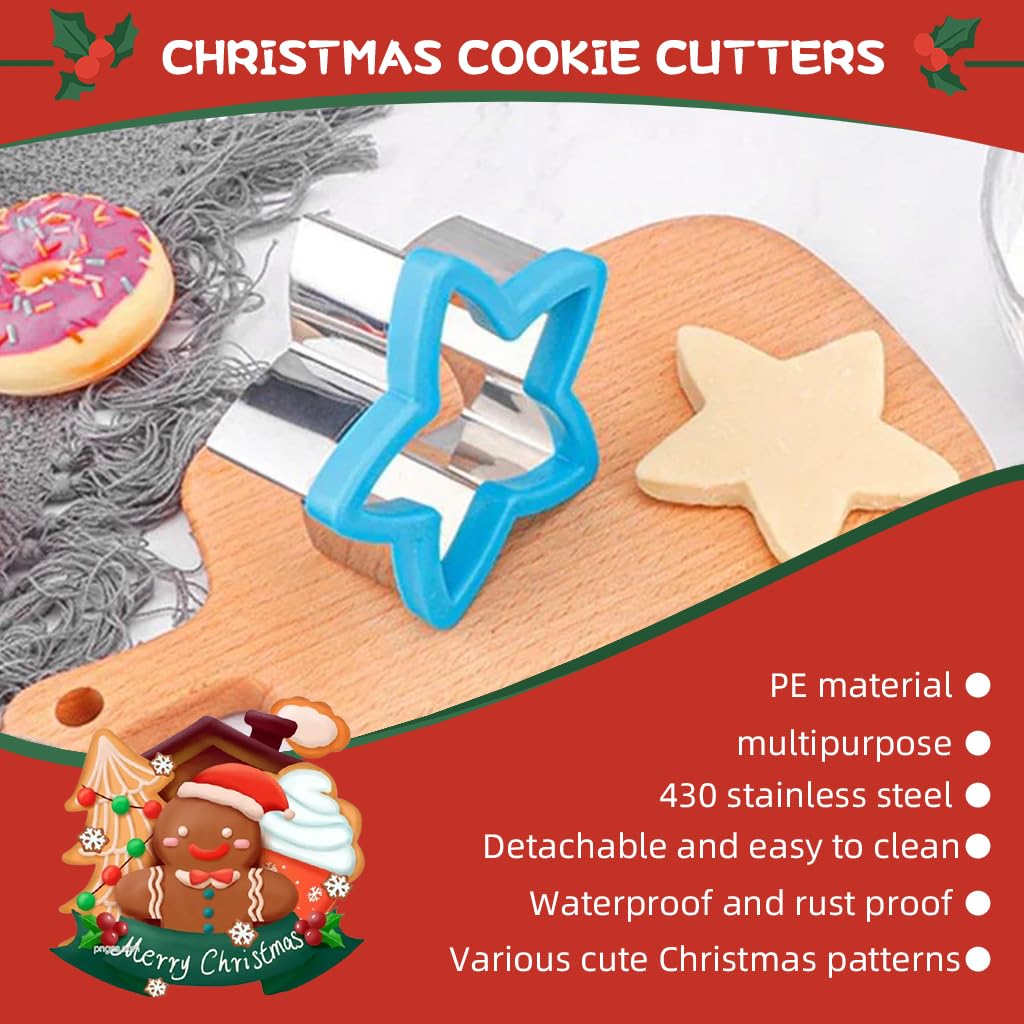 HASTHIP Christmas Cookie Cutters HASTHIP Christmas Cookie Cutters